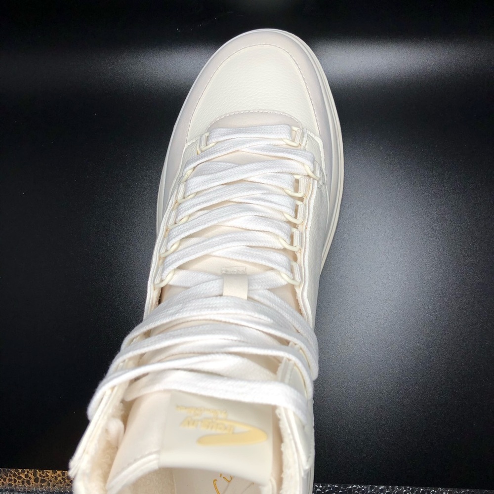 Circus NY Sam Edelman Irving White Lace Up Zipper High Top Sneaker Size 9.5 NWT - Picture 8 of 14